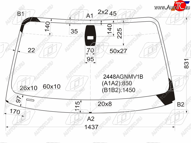 7 399 р. Стекло лобовое (Датчик дождя) BMW FUYAO BMW 1 серия E87 хэтчбэк 5 дв. дорестайлинг (2004-2007)  с доставкой в г. Йошкар-Ола