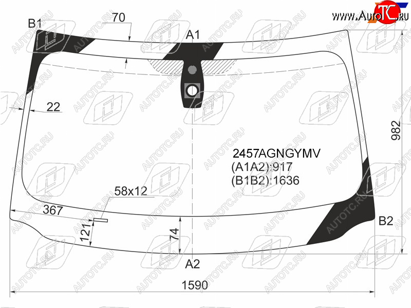 9 499 р. Стекло лобовое (Датчик дождя) FUYAO  BMW 7 серия  F01-F04 (2008-2015) седан  с доставкой в г. Йошкар-Ола