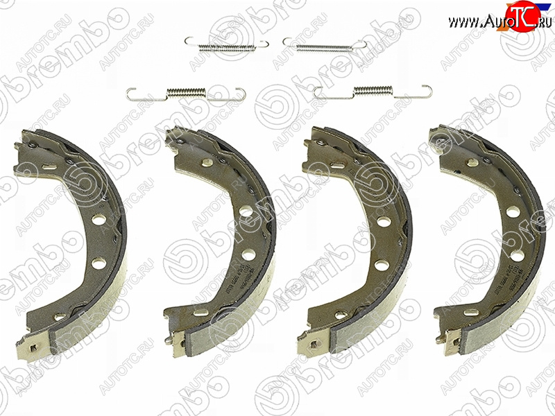 4 699 р. Колодки барабанные задние RH-LH SAT Land Rover Freelander L359 1-ый рестайлинг (2010-2012)  с доставкой в г. Йошкар-Ола