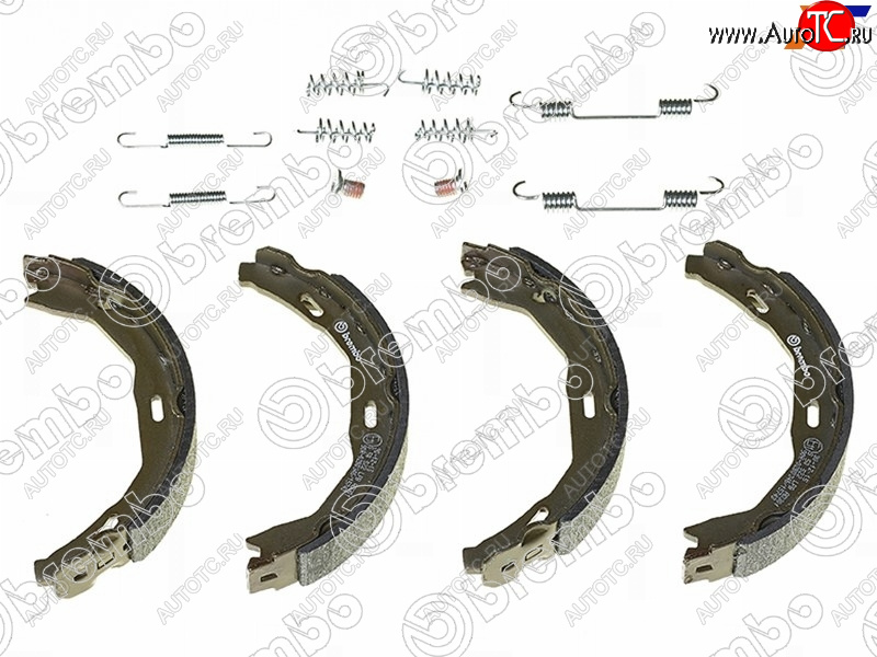 3 899 р. Колодки барабанные задние RH-LH SAT Mercedes-Benz C-Class W204 дорестайлинг седан (2007-2011)  с доставкой в г. Йошкар-Ола