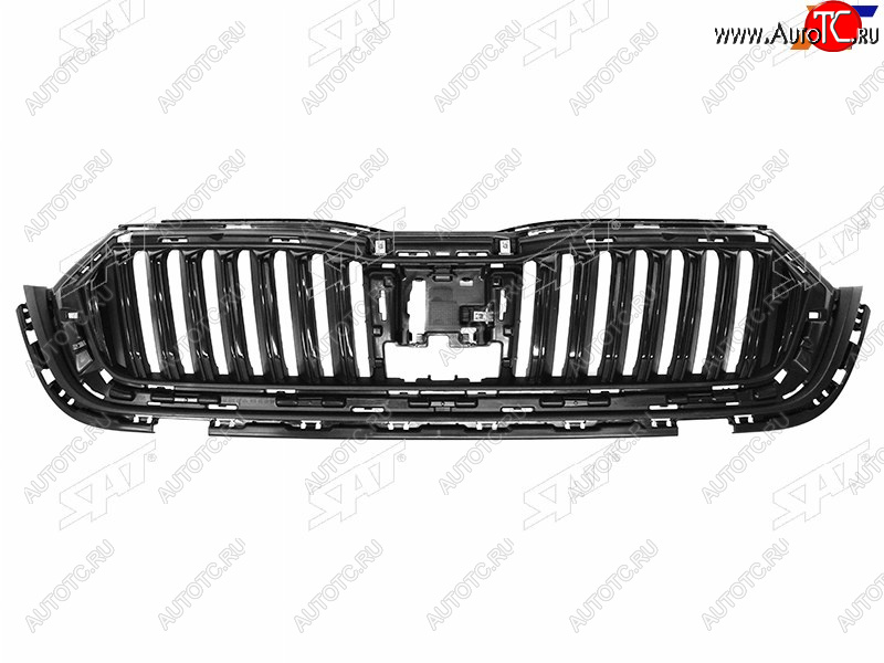 5 799 р. Решетка радиатора SAT  Skoda Octavia  А8 (2019-2022) лифтбэк (молдинг хром)  с доставкой в г. Йошкар-Ола