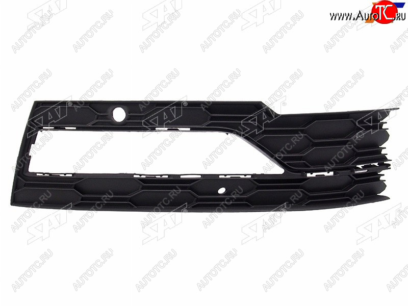 849 р. Правая оправа ДХО (под сонар) SAT Skoda Octavia A8 универсал (2019-2022) (молдинг хром)  с доставкой в г. Йошкар-Ола