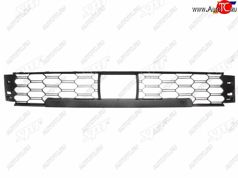 1 599 р. Нижняя решетка переднего бампера SAT  Skoda Rapid  MK2 (2019-2024) (под датчик дистанции)  с доставкой в г. Йошкар-Ола