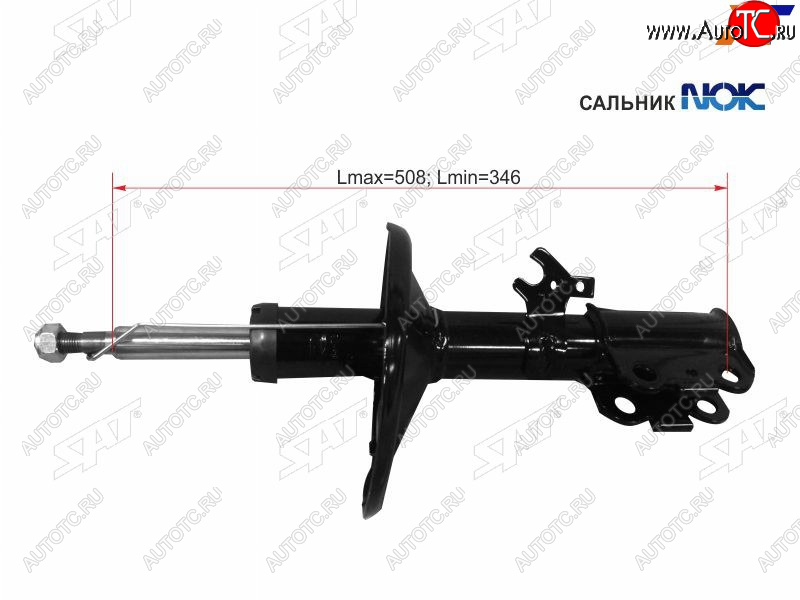 4 099 р. Стойка передняя LH SAT Toyota Sprinter E100 дорестайлинг седан (1991-1993)  с доставкой в г. Йошкар-Ола