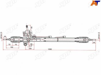 Рейка рулевая 2,4 LHD SAT Honda Accord CY (2023-2024)