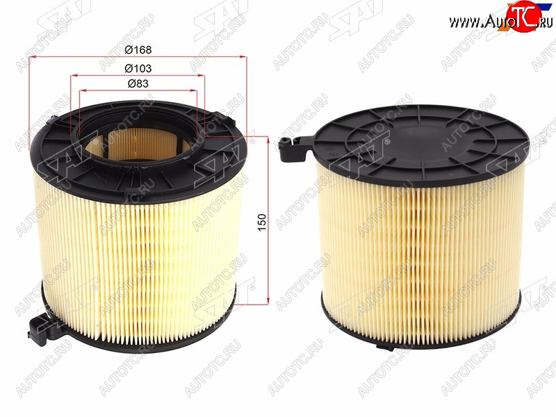 779 р. Фильтр воздушный SAT  Audi A4  B9 - S5  8T  с доставкой в г. Йошкар-Ола