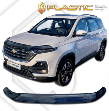 Дефлектор капота (ОАЭ) CA-Plastic Exclusive Chevrolet (Шевролет) Captiva (Каптива)  CN202S (2018-2025) CN202S дорестайлинг