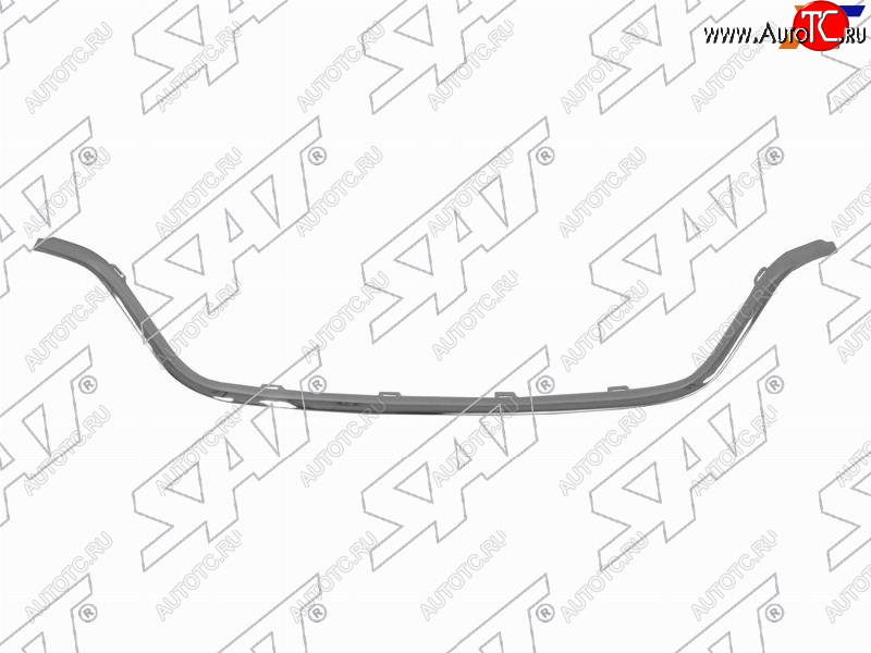 1 759 р. Молдинг решетки радиатора (нижний) SAT  Renault Sandero Stepway  (B8) (2018-2022) рестайлинг (хром)  с доставкой в г. Йошкар-Ола