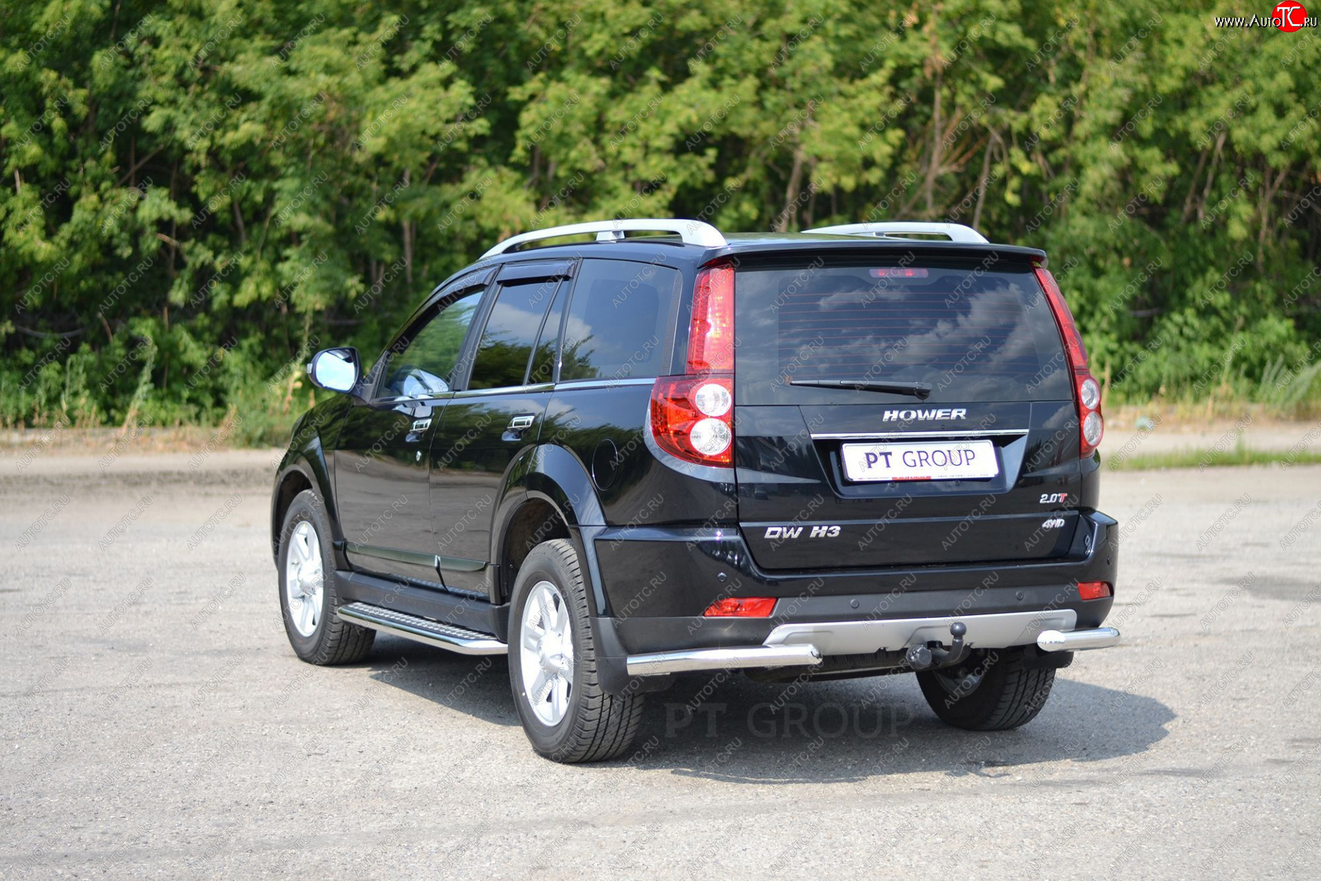 15 849 р. Защита заднего бампера (уголки d63 мм) Petroil Tuning Great Wall Hover H3 (2017-2024) (нержавейка полированна)  с доставкой в г. Йошкар-Ола