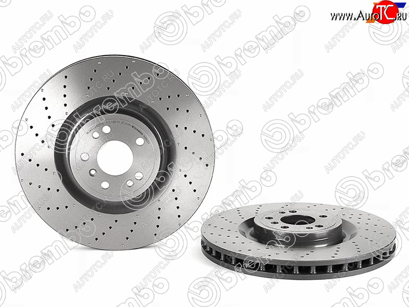 24 999 р. Диск тормозной передний (Ø375 mm) BREMBO Mercedes-Benz ML class W166 (2011-2015)  с доставкой в г. Йошкар-Ола