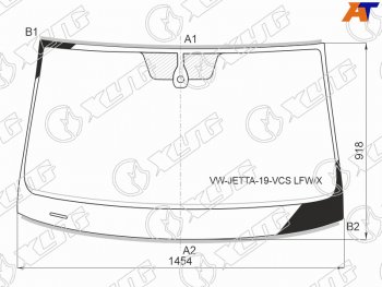 13 799 р. Стекло лобовое (Датчик дождя Молдинг) XYG Volkswagen Jetta A7 седан дорестайлинг (2018-2022)  с доставкой в г. Йошкар-Ола. Увеличить фотографию 2