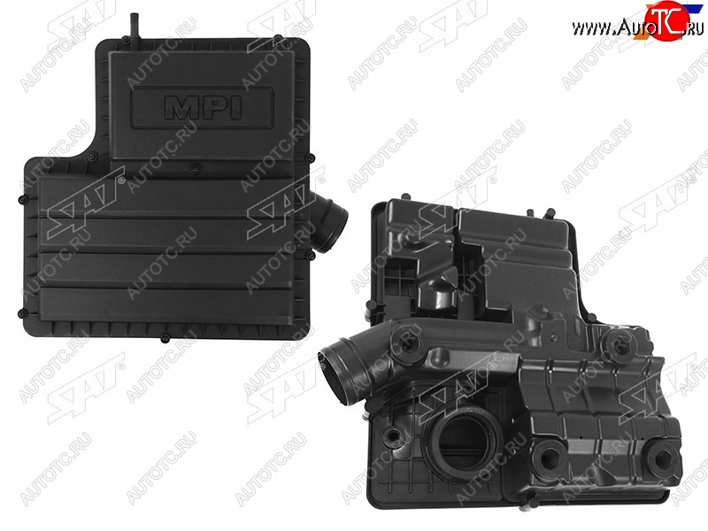 2 599 р. Корпус воздушного фильтра двигателя SAT  Skoda Octavia  A7 (2012-2017), Skoda Rapid ( NH3,  NH1) (2012-2017), Skoda Yeti (2013-2018), Volkswagen Jetta  A6 (2015-2018), Volkswagen Polo  5 (2009-2015)  с доставкой в г. Йошкар-Ола