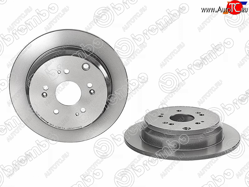 12 249 р. Задний тормозной диск BREMBO  Honda CR-V ( RD4,RD5,RD6,RD7,RD9 ,  RE1,RE2,RE3,RE4,RE5,RE7,  RM1,RM3,RM4,  RW,RT) - StepWagon ( 5 RP1,RP2, RP3, RP4,  5 RP1,RP2, RP3, RP4, RP5)  с доставкой в г. Йошкар-Ола