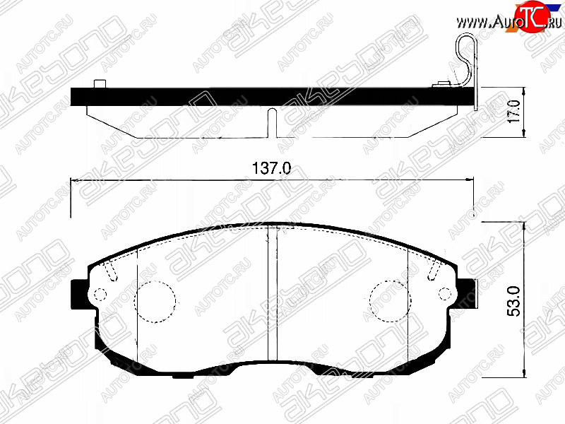 1 969 р. Колодки тормозные перед FR-FL SAT Nissan Teana 2 J32 рестайлинг (2011-2014)  с доставкой в г. Йошкар-Ола