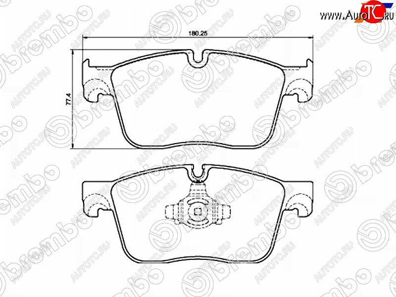 10 249 р. Колодки тормозные перед FL-FR SAT Land Rover Range Rover Velar 1 L560 (2017-2024)  с доставкой в г. Йошкар-Ола