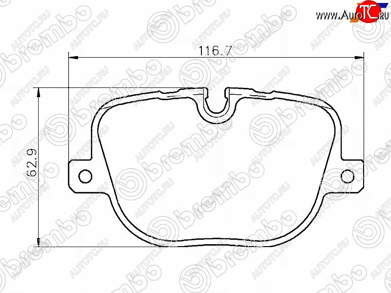 6 699 р. Колодки тормозные задние RH-LH SAT Land Rover Range Rover Sport 2 L494 дорестайлинг (2013-2017)  с доставкой в г. Йошкар-Ола