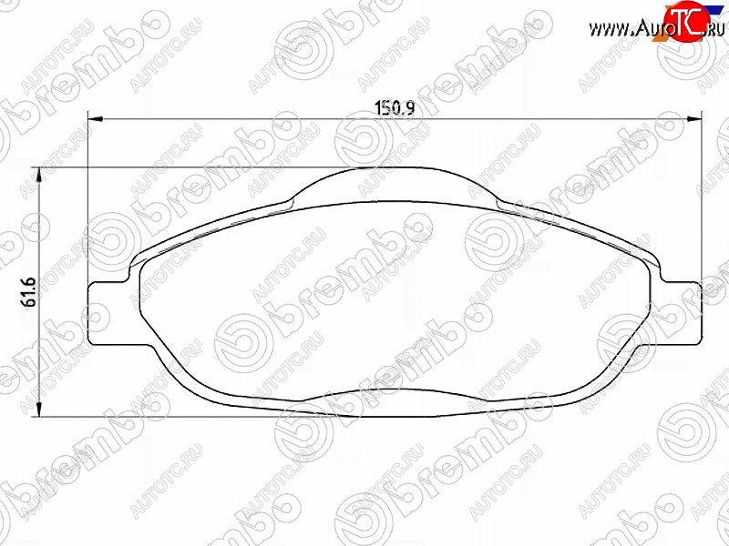 4 599 р. Колодки тормозные перед FL-FR SAT Peugeot 308 T7 хэтчбек 5 дв. дорестайлинг (2007-2011)  с доставкой в г. Йошкар-Ола