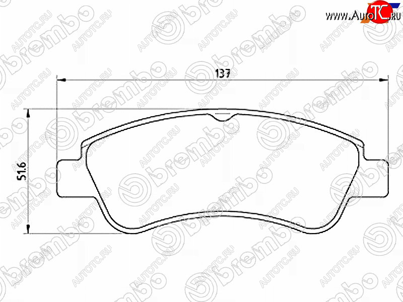 3 399 р. Колодки тормозные передние FL-FR SAT Peugeot Partner B9 1-ый рестайлинг (2012-2015)  с доставкой в г. Йошкар-Ола