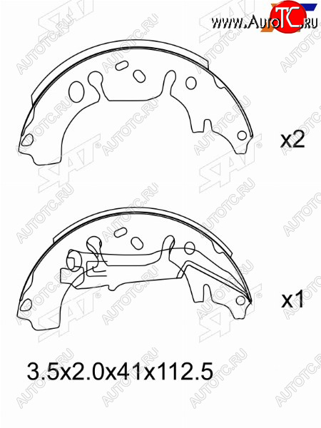 1 669 р. Колодки тормозные зад барабанные RR SAT  Opel Corsa  D (2006-2014)   дорестайлинг, хэтчбэк 5 дв., дорестайлинг, хэтчбэк 3 дв., 1-ый рестайлинг, хэтчбэк 3 дв., 1-ый рестайлинг, хэтчбэк 5 дв.,  2-ой рестайлинг, хэтчбэк 5 дв., 2-ой рестайлинг, хэтчбэк 3 дв.  с доставкой в г. Йошкар-Ола