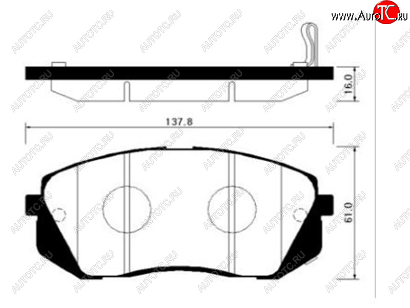 2 689 р. Колодки тормозные передние FR-FL SAT  Hyundai I40 1 VF дорестайлинг седан (2011-2015)  с доставкой в г. Йошкар-Ола