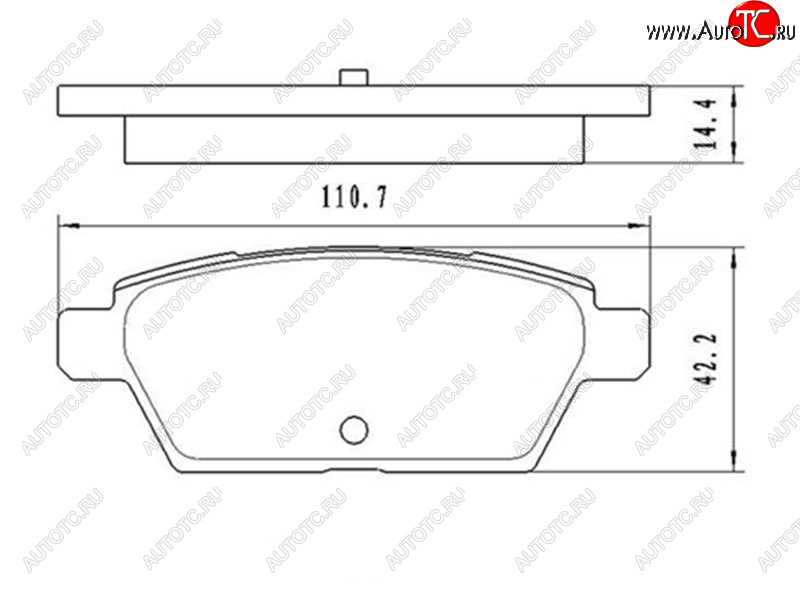 979 р. Колодки тормозные задние RH-LH SAT  Mazda 6 ( GG,  GG, GY) (2002-2008) лифтбэк дорестайлинг, седан дорестайлинг, универсал дорестайлинг, лифтбэк рестайлинг, седан рестайлинг, универсал рестайлинг  с доставкой в г. Йошкар-Ола