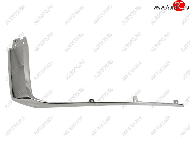 3 299 р. Правый молдинг переднего бампера (верхний) SAT Mitsubishi L200 5 KK,KL рестайлинг (2018-2022) (хром)  с доставкой в г. Йошкар-Ола