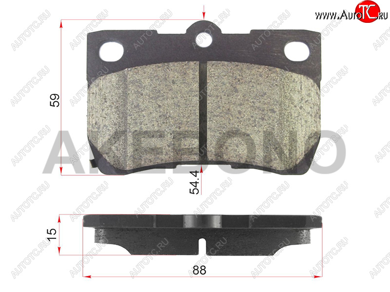 1 889 р. Колодки тормозные зад LH-RH SAT  Lexus GS300 ( S160,  S190) (1997-2012), Lexus GX460  J150 (2009-2022), Toyota Crown ( S180,  S200,  S220) (2003-2022), Toyota Mark X ( X120,  X130) (2004-2019), Toyota Mark X ZIO  NA10 (2007-2011)  с доставкой в г. Йошкар-Ола