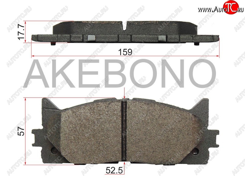 3 099 р. Колодки тормозные передние FL-FR SAT Toyota Camry XV40 дорестайлинг (2006-2008)  с доставкой в г. Йошкар-Ола