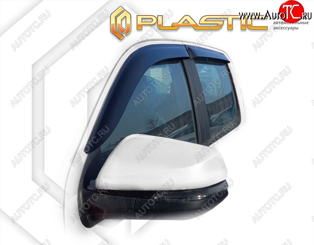 2 099 р. Ветровики дверей CA-Plastic  JAC T8 PRO (2020-2025) (Classic полупрозрачный)  с доставкой в г. Йошкар-Ола