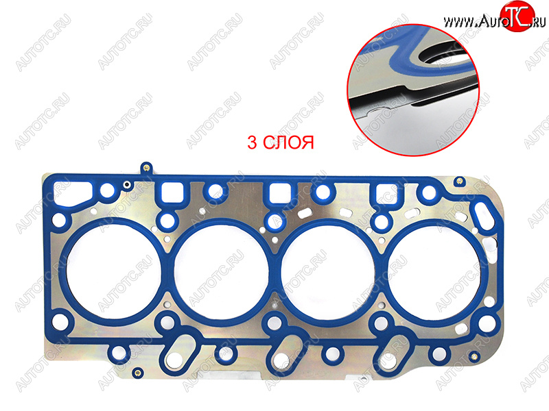 3 499 р. Прокладка ГБЦ V-2.5 D4CB (T-1.0) металл DYG  Hyundai Starex/Grand Starex/H1  TQ (2007-2022) дорестайлинг, рестайлинг, 2-ой рестайлинг  с доставкой в г. Йошкар-Ола