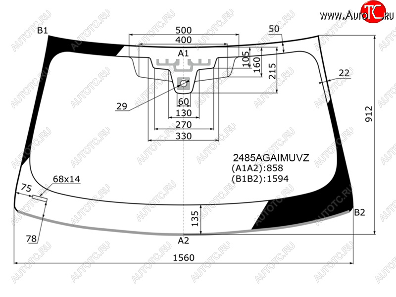 32 999 р. Стекло лобовое (Датчик дождя Проекция Молдинг) FUYAO  BMW 5 серия  G30 (2016-2020) дорестайлинг, седан  с доставкой в г. Йошкар-Ола