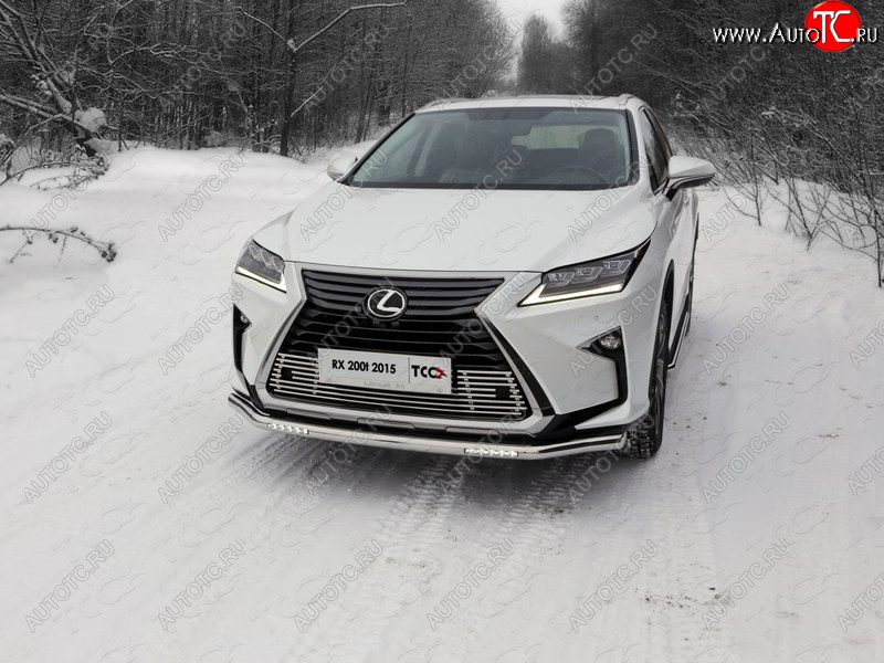 6 249 р. Рамка гос. номера ТСС Тюнинг  Lexus RX  200T - RX450H  AL10 (нержавейка)  с доставкой в г. Йошкар-Ола