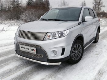 Рамка гос. номера ТСС Тюнинг Suzuki (Сузуки) Vitara (витара)  LY (2015-2019) LY дорестайлинг  (нержавейка)