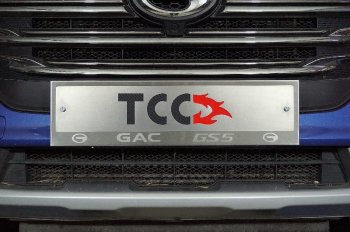 Рамка гос. номера ТСС Тюнинг GAC (GAC) GS5 (ЖС) (2018-2024)  (нержавейка)