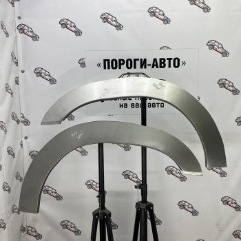 4 399 р. Комплект передних ремонтных арок Пороги-Авто  Nissan Patrol  5 (1997-2010) Y61 дорестайлинг, Y61 1-ый рестайлинг, Y61 2-ой рестайлинг (Холоднокатаная сталь 0,8 мм)  с доставкой в г. Йошкар-Ола. Увеличить фотографию 1