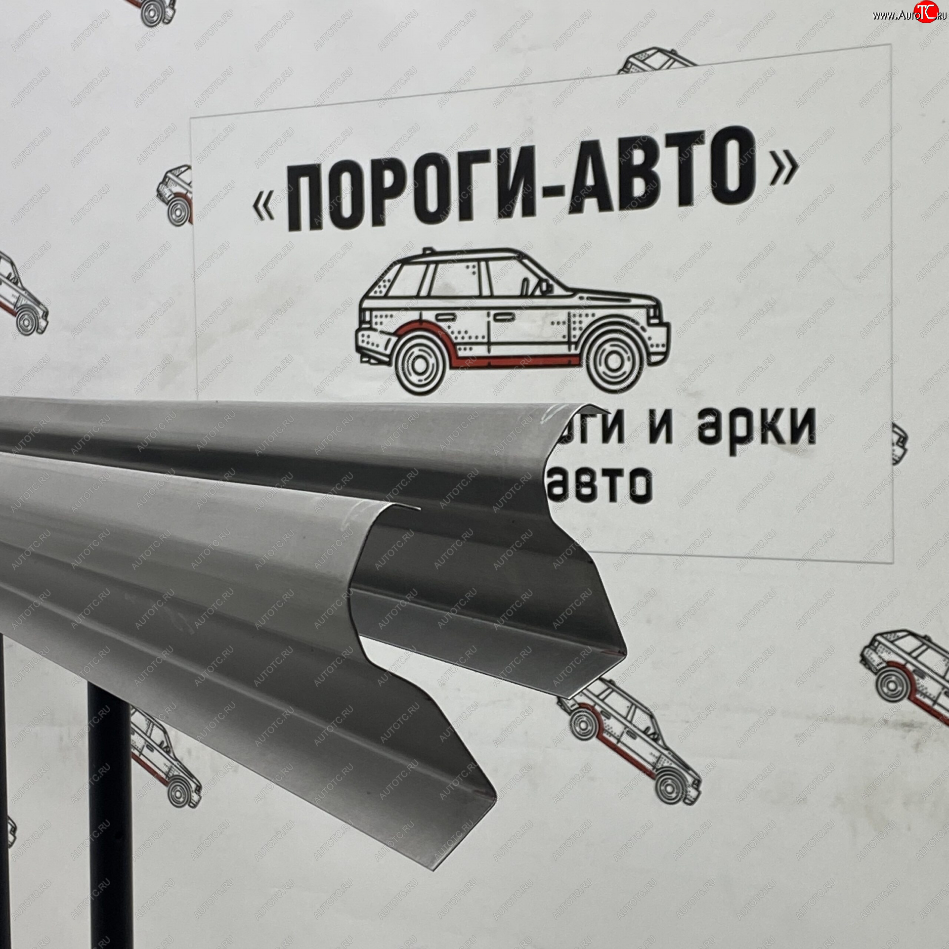 1 999 р. Левый порог (Ремкомплект) Пороги-Авто Toyota Hilux AN10,AN20 дорестайлинг (2004-2008) (холоднокатаная сталь 1 мм)  с доставкой в г. Йошкар-Ола