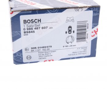 2 599 р. Колодки тормозные задние барабанные 4шт. BOSCH BMW 3 серия E93 кабриолет дорестайлинг (2006-2010)  с доставкой в г. Йошкар-Ола. Увеличить фотографию 4