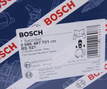 3 899 р. Колодки тормозные задние барабанные 4шт. BOSCH Fiat Ducato 250 (2006-2014)  с доставкой в г. Йошкар-Ола. Увеличить фотографию 4