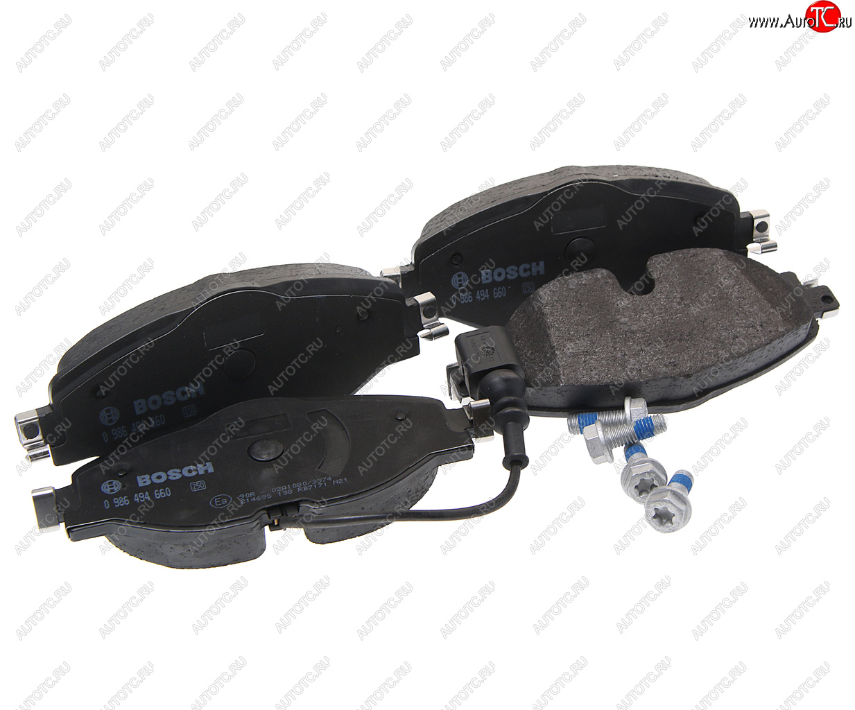 3 399 р. Колодки тормозные передние (4шт.) BOSCH Audi A3 8VS седан дорестайлинг (2012-2016)  с доставкой в г. Йошкар-Ола