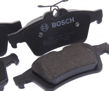 2 679 р. Колодки тормозные задние (4шт.) BOSCH Ford Focus 2  седан дорестайлинг (2004-2008)  с доставкой в г. Йошкар-Ола. Увеличить фотографию 2