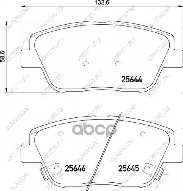 1 329 р. Колодки тормозные передние (4шт.) HANKOOK FRIXA KIA Optima 4 JF дорестайлинг седан (2016-2018)  с доставкой в г. Йошкар-Ола