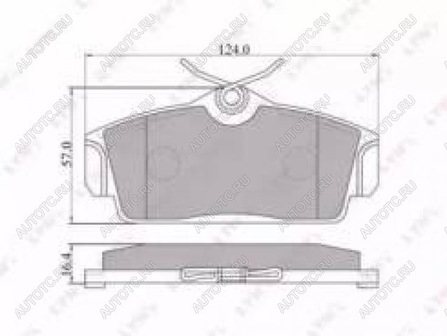 1 559 р. Колодки тормозные передние с АБС (4шт.) MANDO Nissan Almera N16 седан дорестайлинг (2000-2003)  с доставкой в г. Йошкар-Ола