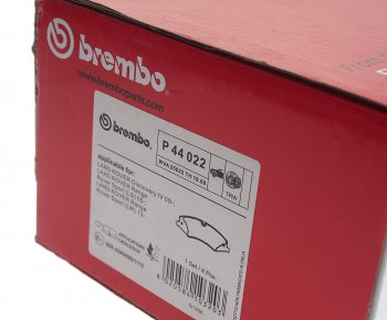 7 499 р. Колодки тормозные передние (4шт.) BREMBO  Land Rover Discovery ( 1 LJ,  2 L318,  3 L319,  4 L319,  5 L462) - Range Rover Sport ( 1 L320,  2 L494)  с доставкой в г. Йошкар-Ола. Увеличить фотографию 3