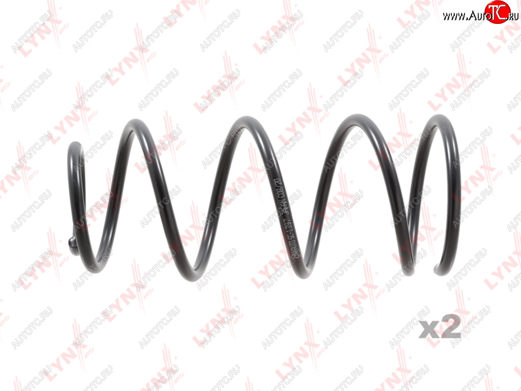 2 399 р. Пружина передней подвески LYNX Ford Focus 2 седан рестайлинг (2007-2011)  с доставкой в г. Йошкар-Ола
