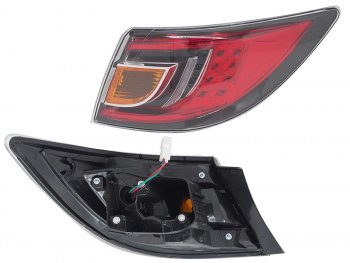 Фонарь задний правый (внешний, LED) SAT Mazda (Мазда) 6  GH (2007-2010) GH дорестайлинг лифтбэк, дорестайлинг седан, дорестайлинг универсал ()