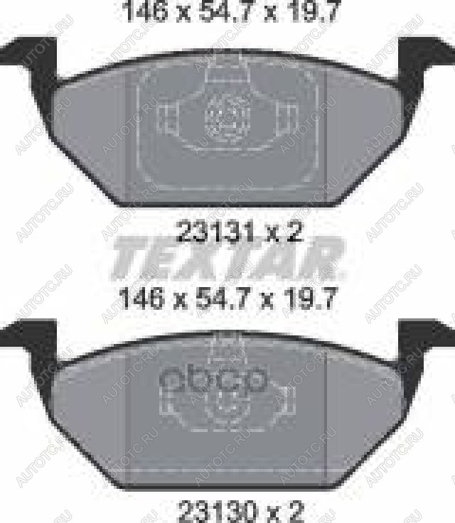 2 999 р. Колодки тормозные передние (4шт.) TEXTAR Audi A3 8VS седан дорестайлинг (2012-2016)  с доставкой в г. Йошкар-Ола