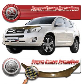 Дефлектор капота CA-Plastiс Toyota (Тойота) RAV4 (рав)  XA30 (2009-2010) XA30 5 дв. удлиненный 1-ый рестайлинг ()