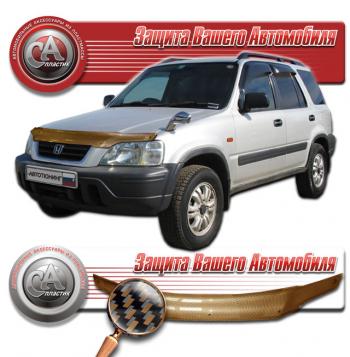 Дефлектор капота CA-Plastiс Honda (Хонда) CR-V (СР-В)  RD1,RD2,RD3 (1995-2001) RD1,RD2,RD3  дорестайлинг, рестайлинг