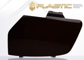 2 199 р. Защита фар CA-Plastic  Nissan Elgrand  2 (2004-2010) рестайлинг (серия Classic черный)  с доставкой в г. Йошкар-Ола. Увеличить фотографию 2