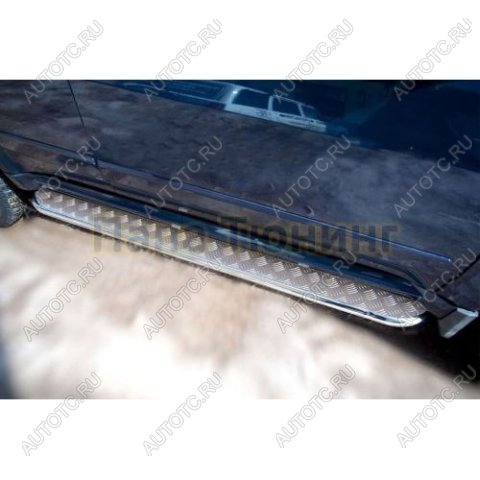 35 549 р. Пороги труба с листом SLITKOFF  Hyundai Tucson  TL (2015-2018) дорестайлинг (Лист нержавейка, профиль нержавейка)  с доставкой в г. Йошкар-Ола